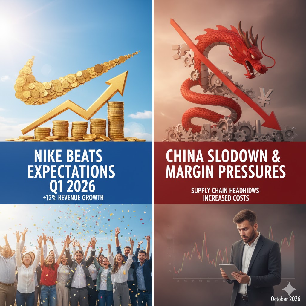 Nike Beats Expectations in Q1 2026, but China Slowdown and Margin Pressures Temper the Win