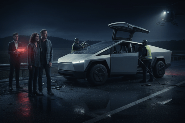 Parents Sue Tesla, Claim Cybertruck Doors Trapped Their Daughter in Fatal Crash