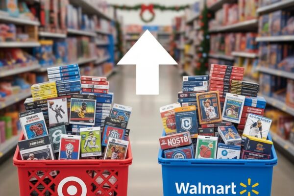 Target and Walmart see a surge in sports trading card sales ahead of the 2025 holiday season.