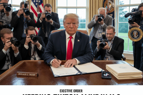 Trump Signs Executive Order to Keep TikTok Alive in U.S. Under American Ownership