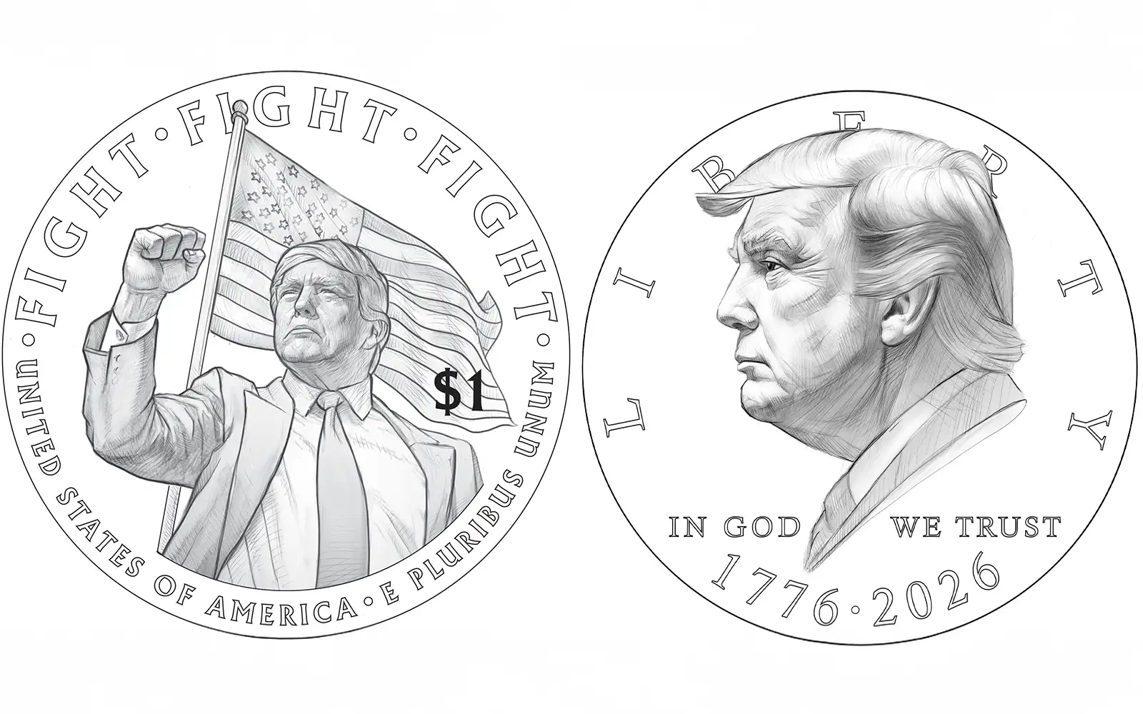 US Treasury Confirms $1 Trump Coin Draft Is Real