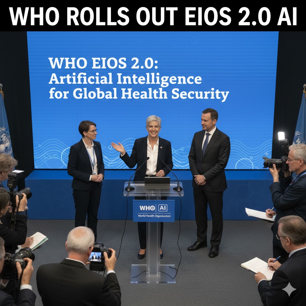 WHO rolls out EIOS 2.0 with AI and new features to boost global health security.
