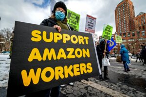 Amazon Wins Court Block on New York Labor Law in Major Workplace Battle