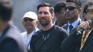 Angry Fans Vandalize Stadium in Kolkata After Brief and Obscured Lionel Messi Appearance