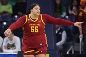 Unstoppable Audi Crooks Drops 30 as No. 10 Iowa State Hands Rival No. 11 Iowa First Loss