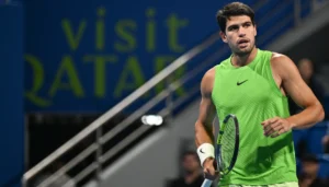Carlos Alcaraz Overcomes Second Set Scare to Reach Doha Quarterfinals