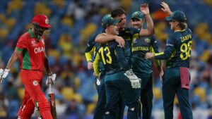 Mitchell Marsh Captains Australia to Dominant T20 World Cup Victory Over Oman