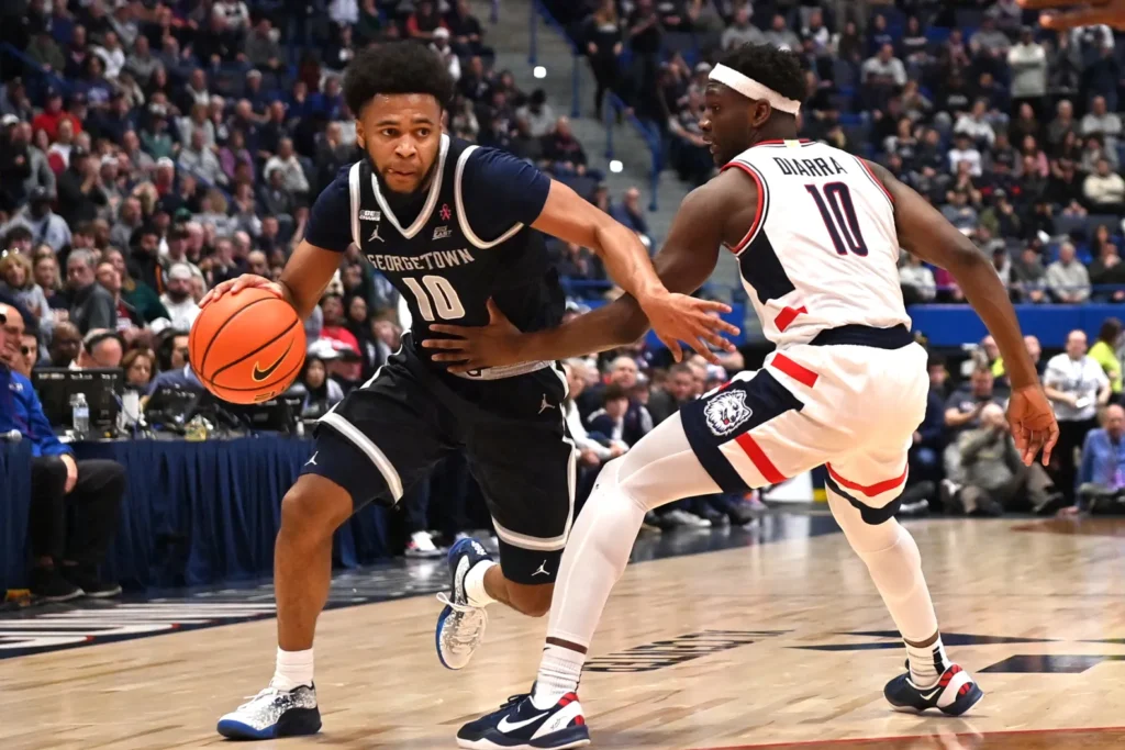 UConn Prepares to Host Intense Rematch with Georgetown After Slipping in Close Contest