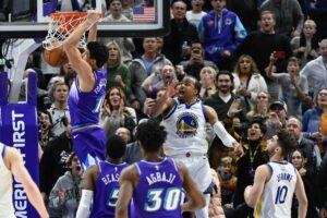 Blake Hinson Hits Late Three-Pointer as Utah Jazz Edge Out Golden State Warriors