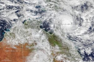 Cyclone Narelle Tracking Toward Rare Fourth Australian Landfall
