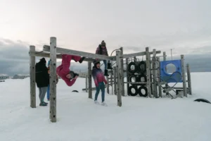 Alaska Recess: The Resilience of Arctic Kids in Harsh Winter Conditions