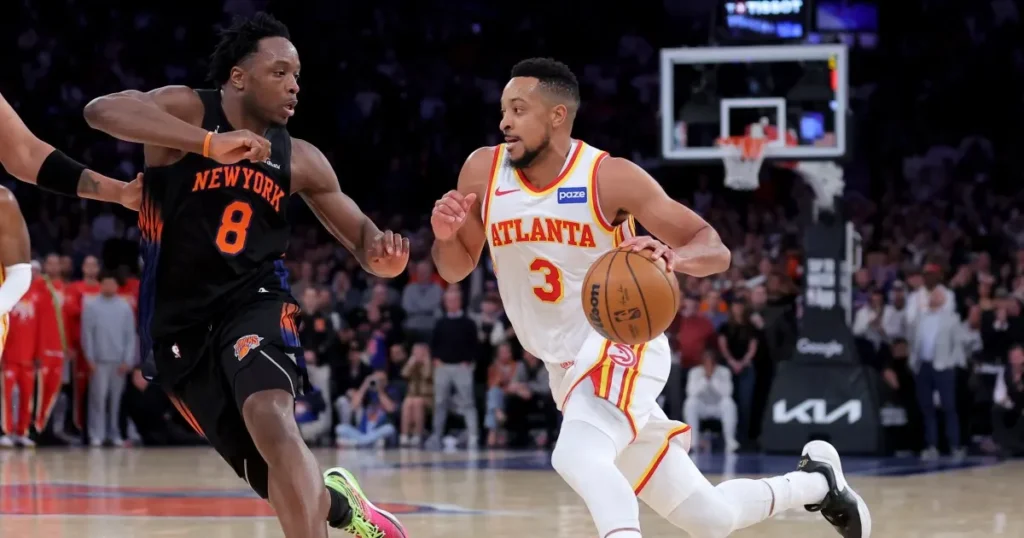 CJ McCollum Heroics Lead Hawks’ Comeback Win Against Knicks