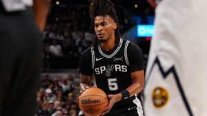 Spurs Rookie Stephon Castle Makes History With Fifth Triple-Double in Dominant Win Over 76ers