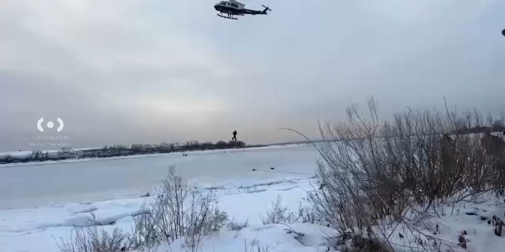 NYPD Aviation Unit Saves Three After Dangerous Plunge Into Frozen Jamaica Bay