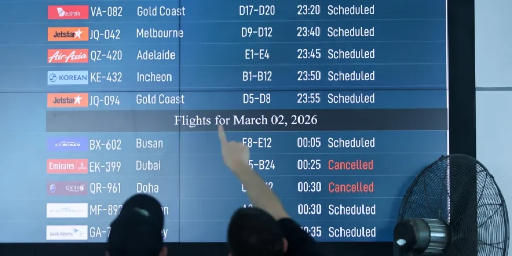Middle East travel disruptions 2026