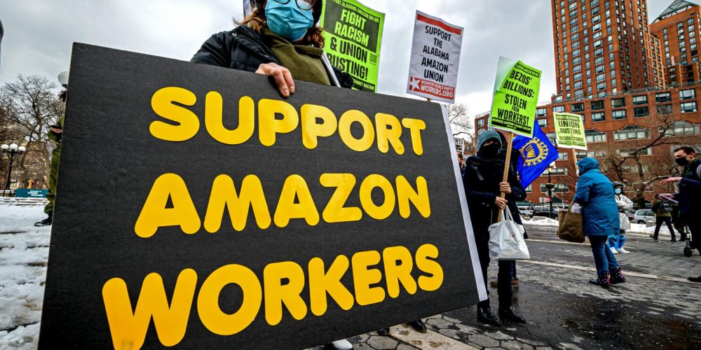 Amazon Wins Court Block on New York Labor Law in Major Workplace Battle
