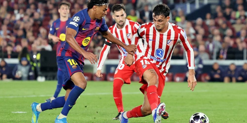 Atletico Madrid Stuns Barcelona with 2-0 Champions League Victory