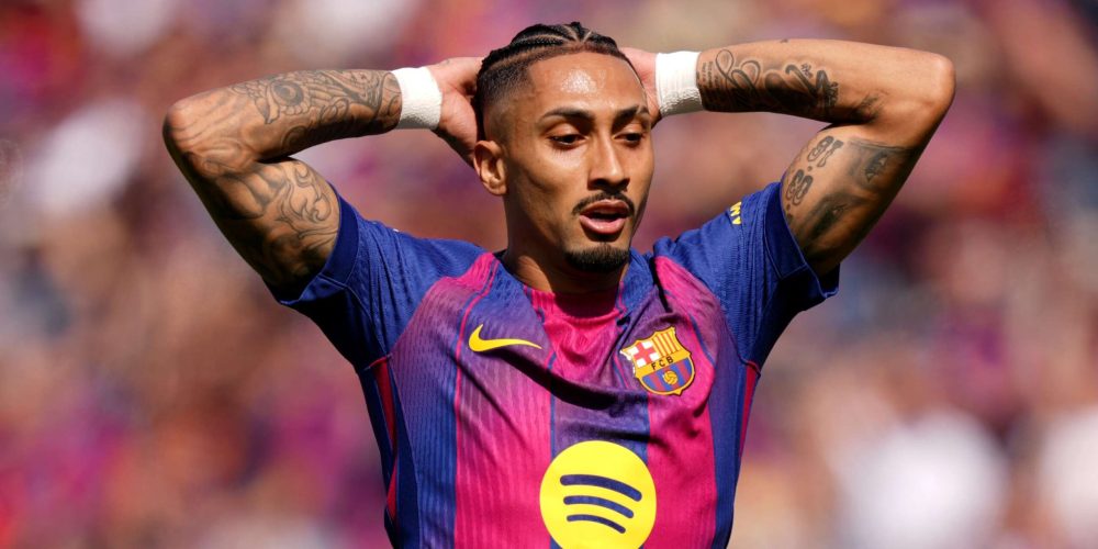 Barcelona Winger Raphinha Sidelined for Champions League Quarter-Finals With Injury