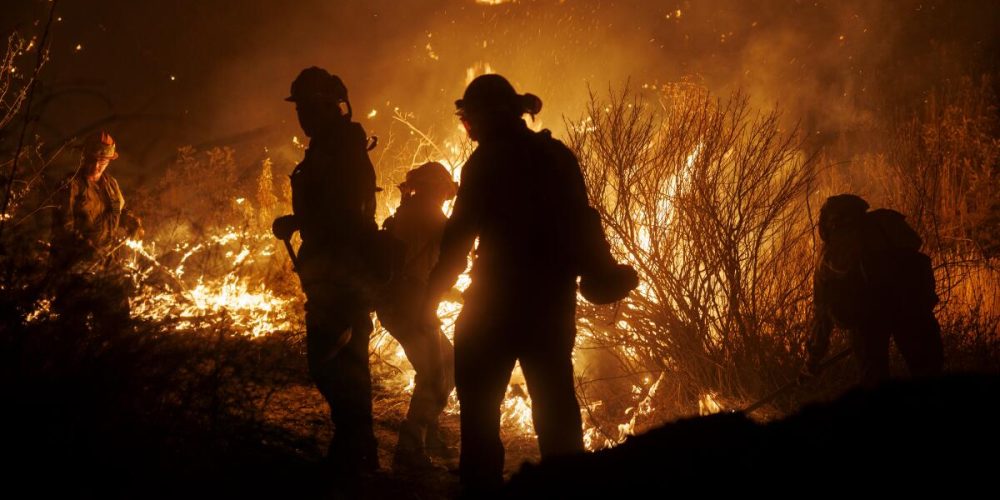 Critical wildfire risks prompt Red Flag Warnings across the US. High winds and record heat create dangerous conditions in several states.