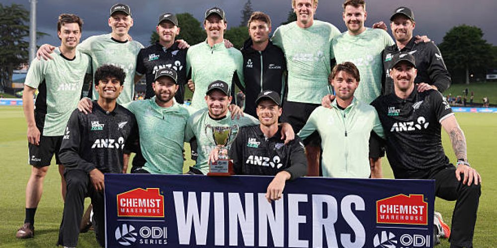 Mitchell and Phillips Centuries Propel New Zealand to Historic ODI Series Win Over India