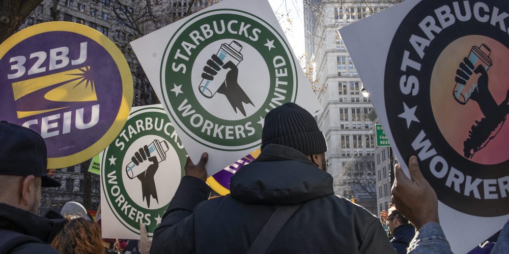 Starbucks Baristas Stage Massive Walkout in 40 Cities, Demanding Contract Talks
