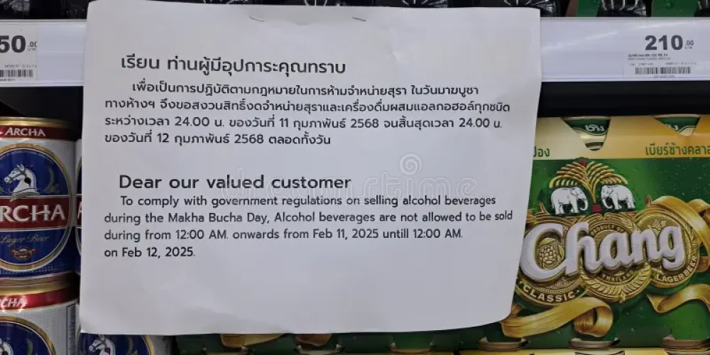 Thailand’s Alcohol Sales Ban Raises Fresh Questions for Tourists and Local Businesses