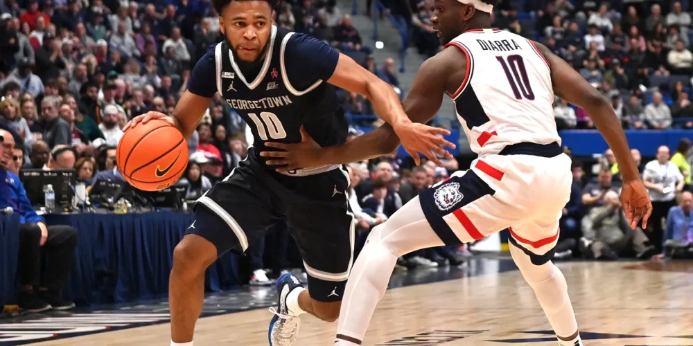 UConn Prepares to Host Intense Rematch with Georgetown After Slipping in Close Contest