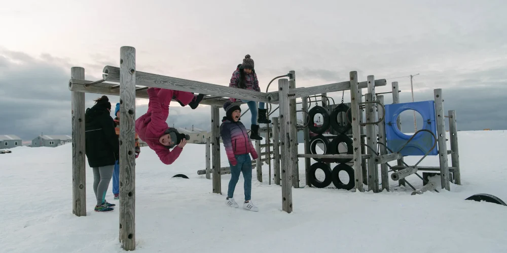 Alaska Recess: The Resilience of Arctic Kids in Harsh Winter Conditions